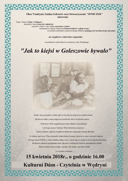 Jak to kiejsi w Goleszowie bywalo