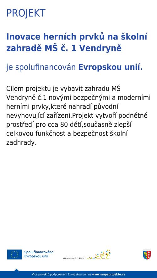 tabule projektu