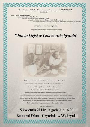 Jak to kiejsi w Goleszowie bywalo