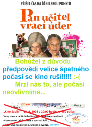 kino zrušeno