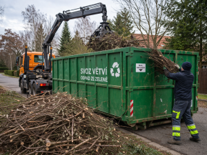svoz větví